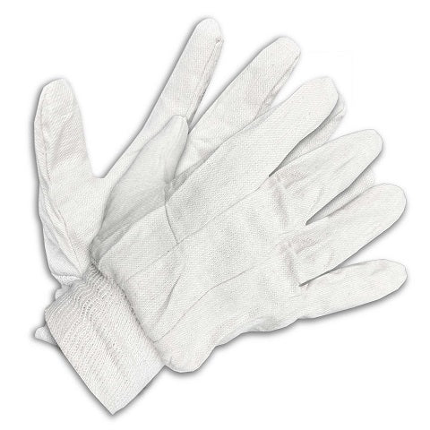 Cotton Canvas Drill Gloves w/ Knit Wrist