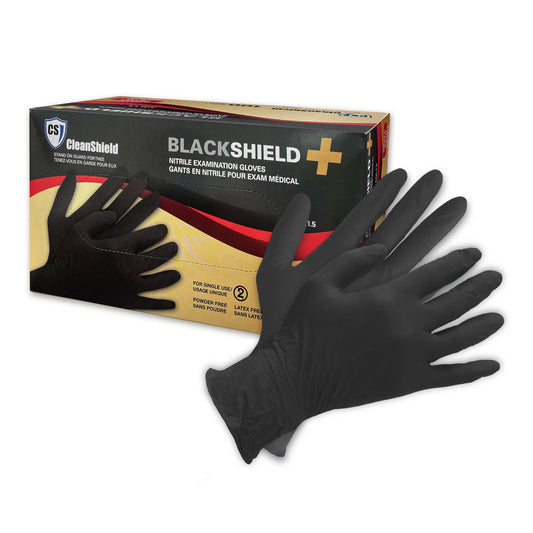 BlackShield Plus Nitrile Examination Gloves 6mil
